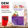 Té de Cinco Tesoros de Ginseng Transfronterizo, Té de Rosella, Lavanda, Manzanilla y Menta, Té de Ocho Tesoros de Ginseng, Té de Diez Tesoros No para Venta Nacional