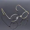 Óculos Redondos Retrô Combinando Lentes Miopes Adereços Armação de Óculos Aro Completo Harry Pernas de Aço Republicano