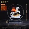 O Fabricante Tem Estoque Pronto e Pode Personalizar Enfeites de Cavalo Impressos com Cor de Cristal para a Sala de Estar e o Hall de Entrada. Novos Modelos de Enfeites de Cavalo Incluem os Enfeites de Cavalo de Cristal "Mandaochenggong"