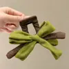 Pinza de Garra de Peluche de Dibujos Animados Dulce para Mujer Pinza para el Cabello de la Parte Posterior de la Cabeza Estilo Coreano Exquisita Pinza de Tiburón Pinza para Moño Pinza de Pelo