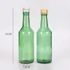 Botella de Soju Coreano Verde de 360ml al por Mayor Botella de Rocío Coreano Botella de Bebida Botella Vacía Botella de Rocío Real Sake Ecológico Grado Alimenticio