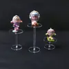 Soporte de Exhibición de Caja Sorpresa de Figuras Acrílicas Personalizado Transparente Pastel Cosméticos Estante Escalera de Múltiples Niveles Almacenamiento Cabina Redonda