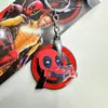 Vengadores Capitán América Hombre de Hierro Spider-Man Marvel Llavero Llavero de Disco Giratorio Anillo de Cadena Colgante