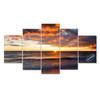 Puesta de sol junto al mar cuadro sin marco pintura en aerosol pintura decorativa sala de estar sofá pared de fondo pintura colgante pintura japonesa núcleo caliente al por mayor