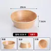 Vajilla para olla caliente de melamina, plato para brochetas con imitación de veta de madera, plato de exhibición para buffet de verduras, olla caliente pequeña giratoria, uso comercial en restaurantes