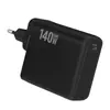 Cargador Gan de 140W Más Vendido Transfronterizo Carga Rápida Pd3.1 28V para Laptops y Teléfonos Huawei