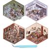 Adesivo 3D Paisagem Core Mo Série 2.0 PLUS Chapeuzinho Vermelho Livro Mesmo Descompressão Coreana Corte Livre Diversão Microminiatura Cabana