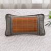 Almofada de Verão para Adultos com Mat de Bambu Respirável Almofada Refrescante com Núcleo de Chá Almofada de Rattan Individual para Estudantes e Crianças Almofada de Trigo Sarraceno para Coluna Cervical de Verão