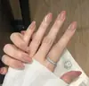 Las uñas cortas y portátiles más vendidas de Xiaohongshu: Puntas de Uñas Ojo de Gato con Lunares, Uñas Postizas Frescas y Lindas