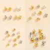 Brincos DIY Banhados a Cobre Ouro 18K Verdadeiro Acessórios de Joias Pingente Cor Dourada 14K Pingente Sino