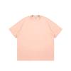 Camisas Personalizadas de Algodão Puro Masculinas de Manga Curta, Marca da Moda, Soltas, Oversize, Estampadas para Publicidade, Uniformes Escolares, Roupas de Trabalho, Personalização em Grupo