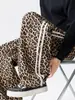 Ropa para Hombre ACU Estampado de Leopardo Pantalones de Chándal de Felpa 420g, 26 Otoño/Invierno Nuevo de Moda Estilo Americano Deportivos de Pierna Ancha Pantalones Largos para Hombre