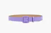 Cinturón Cuadrado de Hebilla Color Caramelo para Mujer, Simple y Versátil, Cinturón de Cintura para Jeans Estilo Ins, Cinturón para Vestido, En Stock Venta Directa