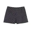 Comercio Exterior Ropa de Mujer 2026 Verano Nuevo Estilo Europeo y Americano Top Redondo de Lunares y Conjunto de Shorts Moda Sexy Atrevido