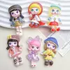 Cartão Grande Luminoso Menina Engraçada Acessórios de Resina Cola Creme DIY Adesivo de Geladeira Acessórios de Cabelo Pingente de Título Fivela de Sapato Material