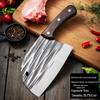 Faca de Peixe Grossa Forjada para Uso Doméstico, Faca de Corte Afiada, Faca de Cozinha de Aço Inoxidável, Faca de Corte de Carne Ultra-Rápida, Atacado em Estoque