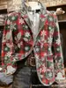 Sitio independiente transfronterizo Amazon TEME blazer de pana para hombre de manga larga con doble bolsillo