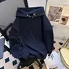 Sudadera con capucha de dos botones de 330 g, sudadera con capucha de algodón chino, sudadera con capucha lisa para hombre con decoración de remaches