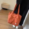 Bolsa de Commute para Alunos Classe 2026 Novo Modelo Grande Capacidade Nicho Ombro Único Transversal Leve Simples Cor Sólida Bolsa Tote
