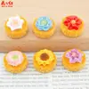 Nueva Serie de Pasteles Dulces Lenguaje de las Flores Accesorios de Pegamento de Crema de Resina para Bricolaje Accesorios para el Cabello Pasador Funda de Teléfono Móvil Colgante Imán para Refrigerador