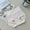 Ropa interior casual de algodón 7A para mujer, cintura alta, control de abdomen, algodón puro de Xinjiang, algodón para bebé, transpirable, antibacteriana, bragas para niñas