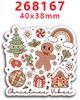 Nuevo parche de resina acrílica 2023, moño, adorables pegatinas decorativas, refrigerador PR268146