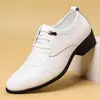 Sapatos Sociais Masculinos de Couro Baixos com Aumento Interno de Altura, Sapatos Masculinos Brancos, Sapatos de Casamento Brancos, Dropshipping