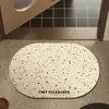 Alfombrilla de suelo de tierra de diatomeas estilo japonés y coreano, de alta gama, secado rápido, resistente a la suciedad, antideslizante para baño, alfombrilla de suelo para baño absorbente de aceite y agua