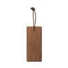 Al por mayor nogal negro pequeño madera maciza marca letras diy colgante para mochila colgante de joyería letrero de puerta de habitación de B&B personalidad