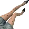 Medias Transparentes Sexy Japonesas de Lunares Anti-enganche Alta Elasticidad Verano Estilo Delgado Medias Negras para Mujer
