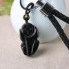 Atacado pingente de carro obsidiana chaveiro pingente masculino e feminino bolsa criativa pingente pequeno presente