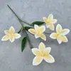 Orquídea Phalaenopsis Artificial Decoración Floral para Sala de Estar, Arreglo Floral para Pasillo de Boda, Accesorios para Arreglos Florales, Piezas Decorativas, Flores Artificiales Falsas