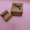 Caja de Regalo Creativa Simple con Lazo de Cinta Caja de Dulces de Cartón Blanco Coreano Caja de Empaque para Snacks Infantiles Venta al por Mayor