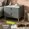 Mesita de noche de madera maciza completamente ensamblada, simple y moderna, para uso doméstico en el dormitorio, mueble de almacenamiento de mesita de noche simple de tamaño pequeño