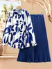 Fábrica de Origem Exportação Transfronteiriça Moda Feminina Plus Size Casual Conjunto de Duas Peças Coleção de Liquidação