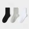 Calcetines de Media Caña Lisos Versátiles para Estudiantes de Otoño e Primavera Calcetines Deportivos para Estudiantes Calcetines para Niñas Transpirables Absorbentes de Sudor Resistentes a Olores Calcetines de Moda