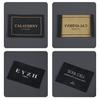 Suministro de Fabricantes de Etiquetas Tejidas y Marcas de Ropa de Alta Gama en Blanco y Negro, con Diseño Gratuito y Personalización