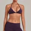 Sujetador de yoga sin espalda ajustado de secado rápido transfronterizo, sujetador deportivo sin espalda con cuello halter para correr, camiseta sin mangas de fitness 1221
