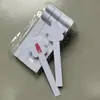Soporte de papel de prueba de fragancia de aceite esencial, soporte de prueba de aroma blanco lechoso con 12 ranuras, soporte de exhibición de metal acrílico para prueba de fragancia