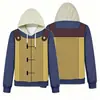 Moletom casual folgado com estampa 3D, best-seller transfronteiriço para mulheres, moda trendy de primavera e outono com tema de anime, pullover