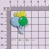 Parche Grande de Rana de Dibujos Animados de Goma Blanda Dinosaurio Piezas Pequeñas Accesorios Decoración con Pegamento Agujero en Carcasa de Teléfono Zapato Chancla Hebilla