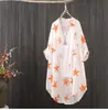 Camisa Estampada Ropa con Protección Solar para Mujer 2026 Nuevo Estilo de Longitud Media Manga Larga Estilo Coreano Cárdigan Holgado Chaqueta para Mujer