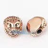 Acero de titanio acero inoxidable Joyería popular europea y americana Accesorios calavera ósea enmascarada/cabeza de león Accesorios de cuerda de cuero