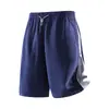 Nuevos shorts de verano para hombre de moda con diseño de cremallera lateral, shorts casuales holgados y versátiles, admite impresión personalizada