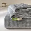 Juego de sábanas de cama nuevo 2026, color sólido, engrosado, terciopelo de leche, tamaño grande, con borlas, amigable con la piel, suave y cálido, juego de ropa de cama de invierno de tres piezas