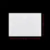 Portatarjetas Adhesivo Transparente de PVC Bolsa con Etiqueta Bolsa Adhesiva para Tarjetas de Índice Material para Inserto de Caja Giratoria Bolsa para Tarjeta de Identificación Pegatina Etiquetadora