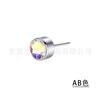 F136 titanium pin lip nail packing 5A zircon ear studs G23 titanium alloy body piercing jóias acessórios ear bone nails