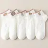Meias Cano Baixo Finas de Verão para Mulheres, Meias Invisíveis de Cor Sólida, Respiráveis, Absorventes de Suor, Resistentes a Odores, Meias Curtas, Meias de Corte Baixo em Cores Doces, Modernas