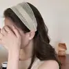Diadema Ancha Hueca de Diseño Único para Mujer, Diadema de Corona Alta, Estilo Perezoso, Accesorio para el Cabello Moderno y Versátil