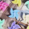 Nuevo Molino de Viento Pequeño de Cerámica Suave Flocado Agujero Recto Cuentas Sueltas Cadena para Teléfono Móvil DIY Cadena de Llaves Cadena de Bolso Accesorios de Joyería